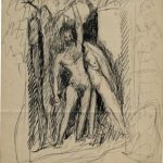 Melli, Studio per figure tra gli alberi, 1906